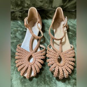 Girls Braided Sandals